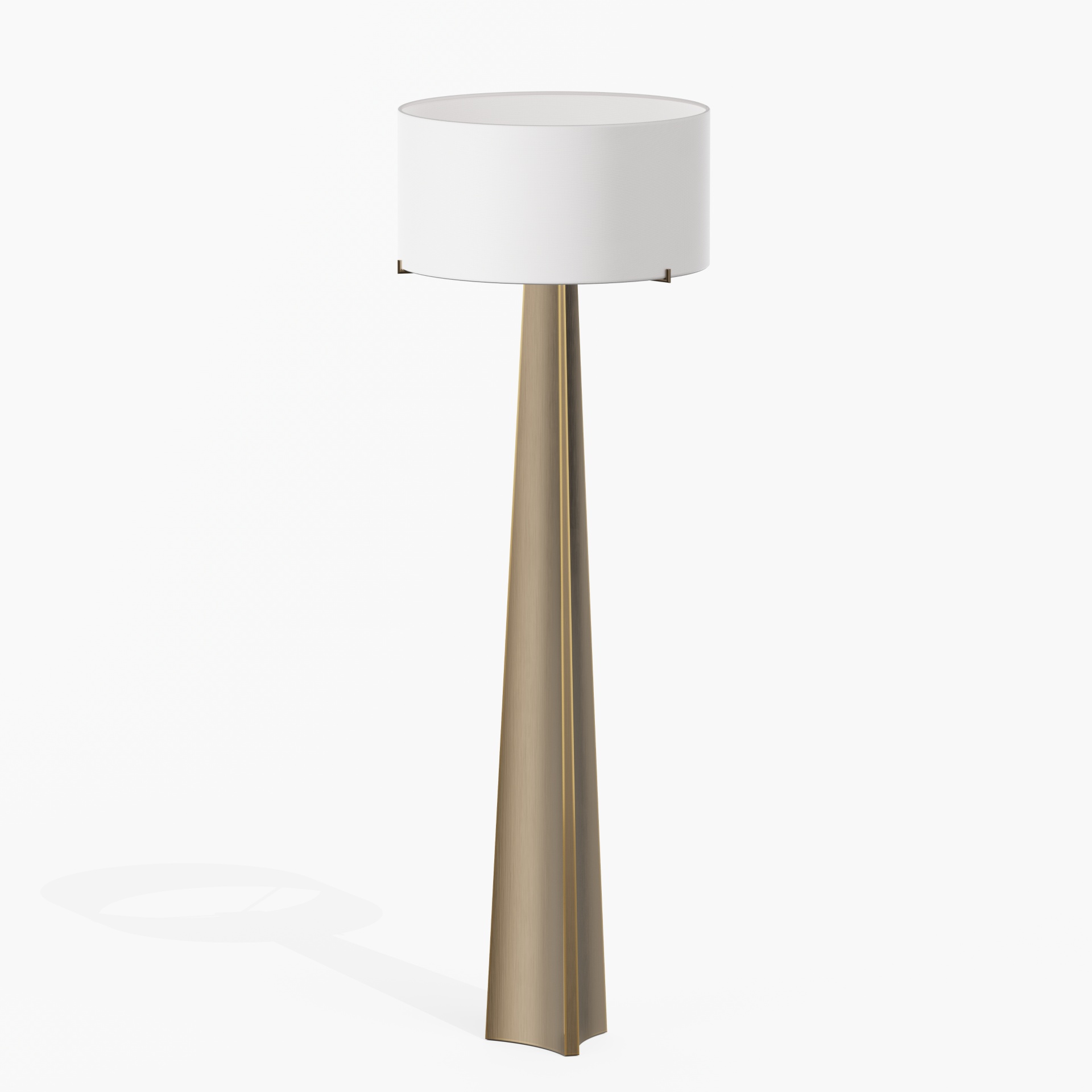 Isla Brass Triangle Floor Lamp