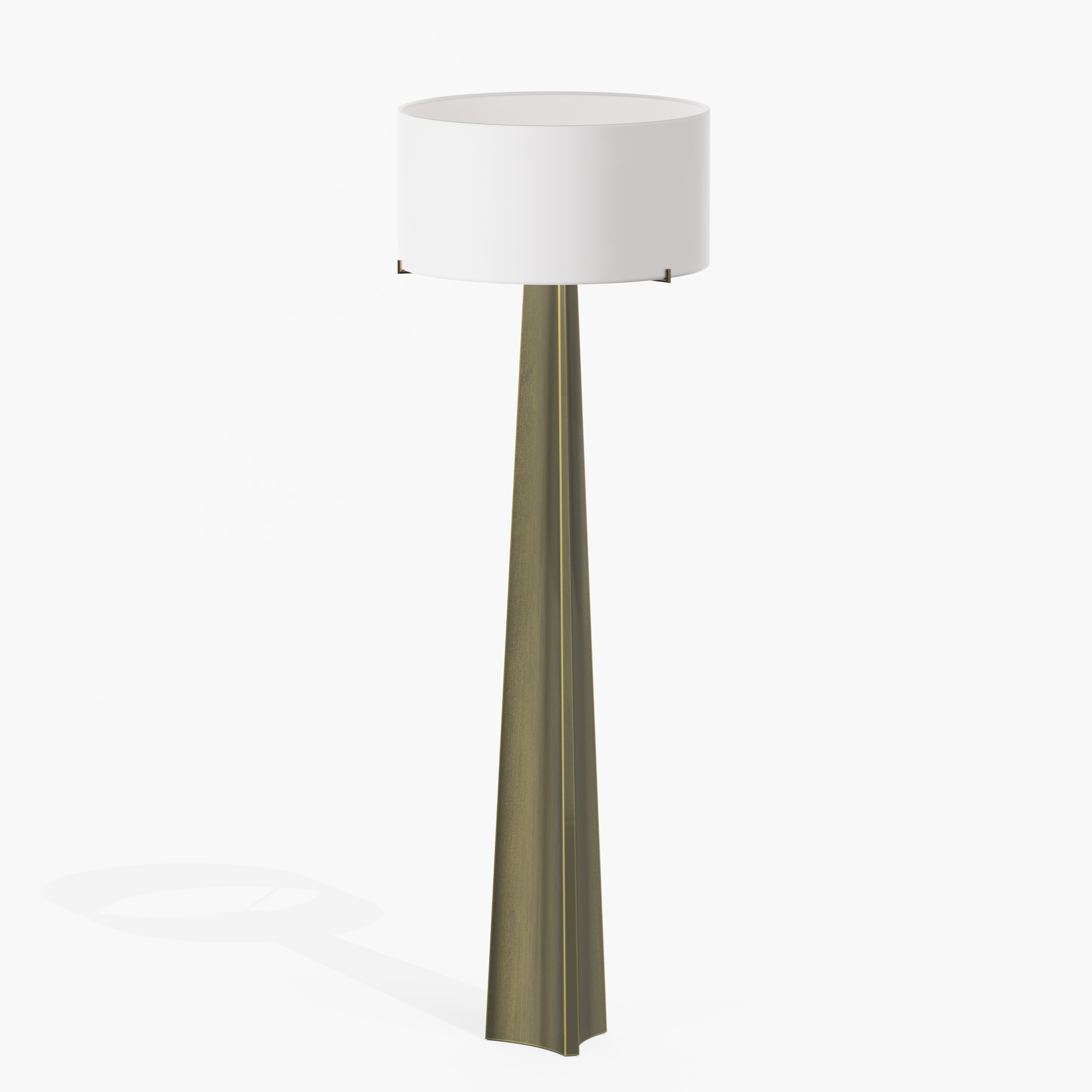 Isla Brass Triangle Floor Lamp