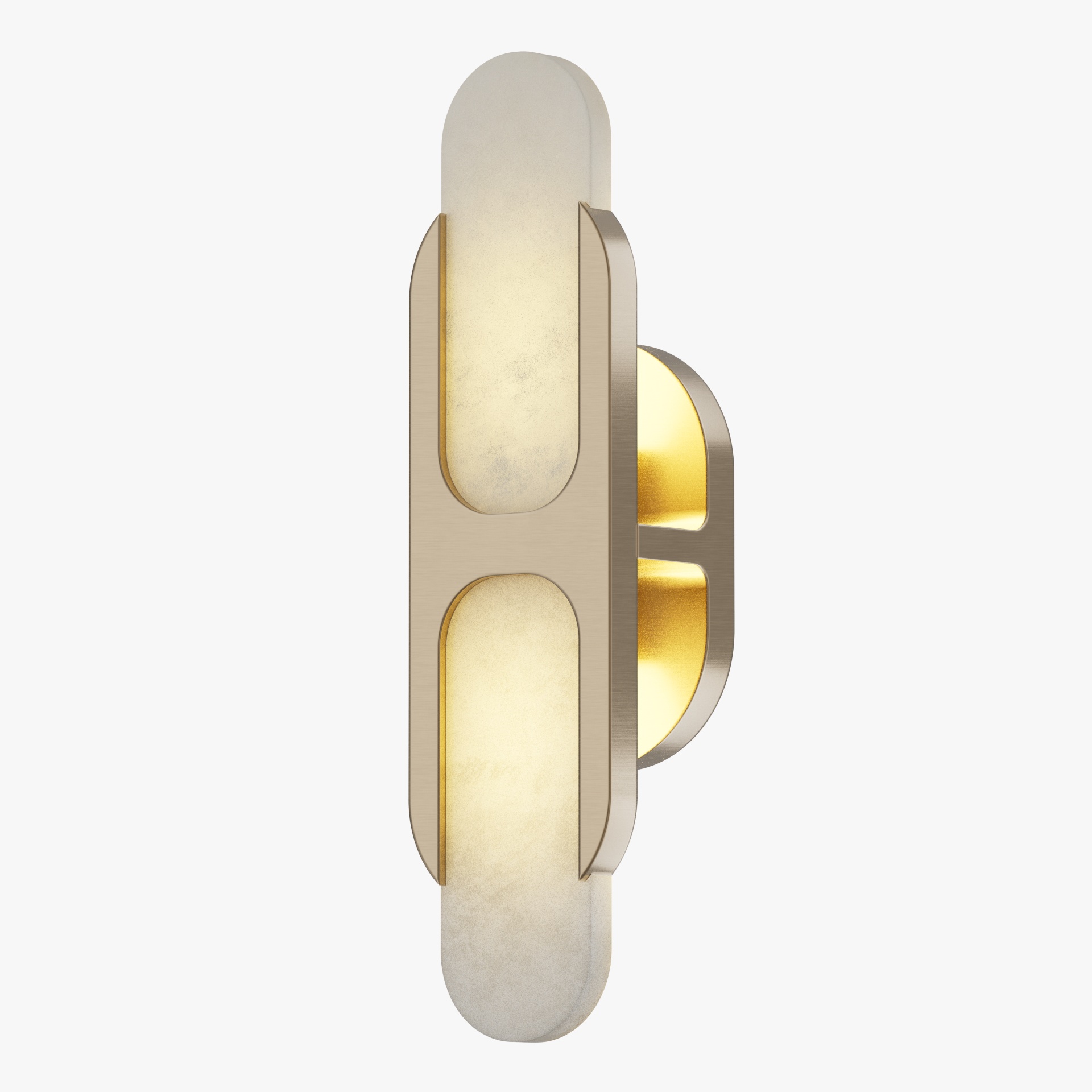 Modern Alabaster Wall Sconce