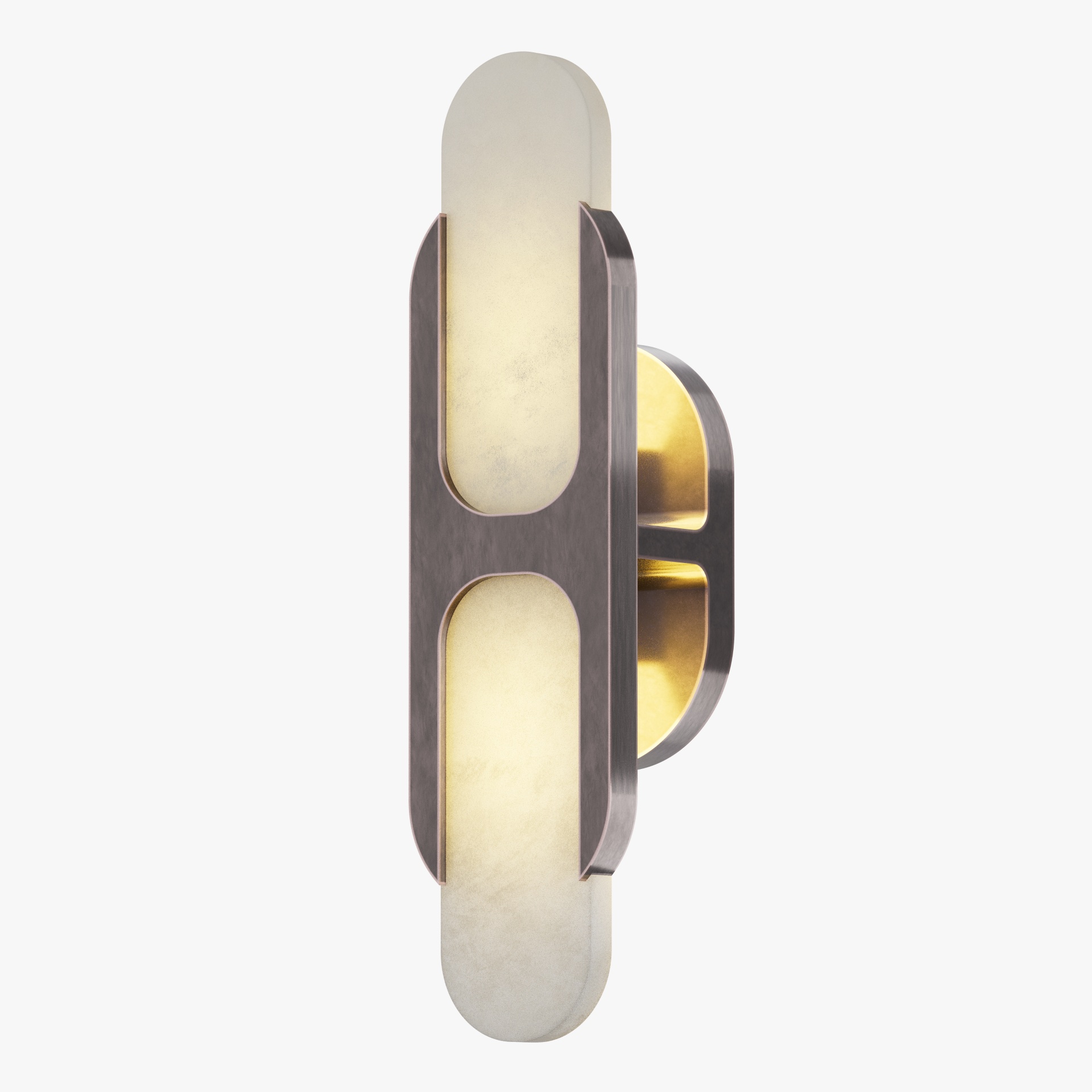 Modern Alabaster Wall Sconce