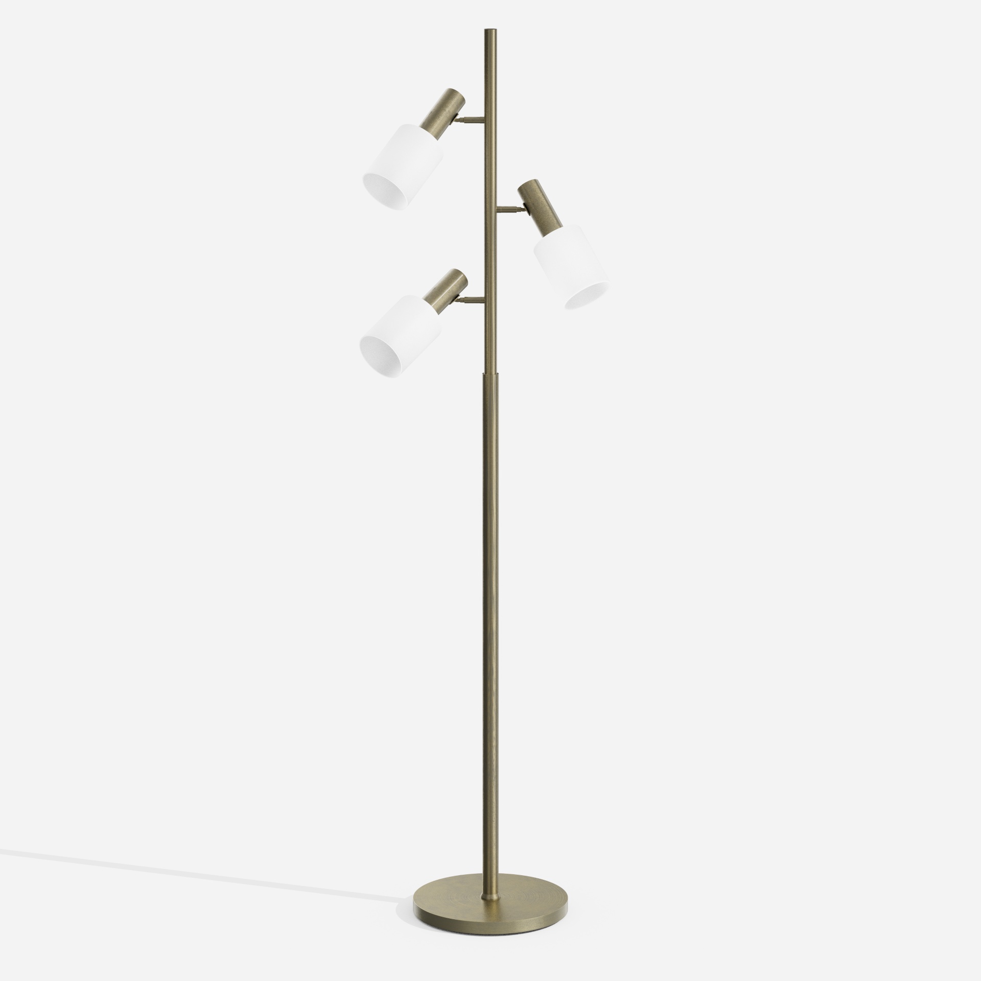 Vintage Brushed Gold Floor Lamps