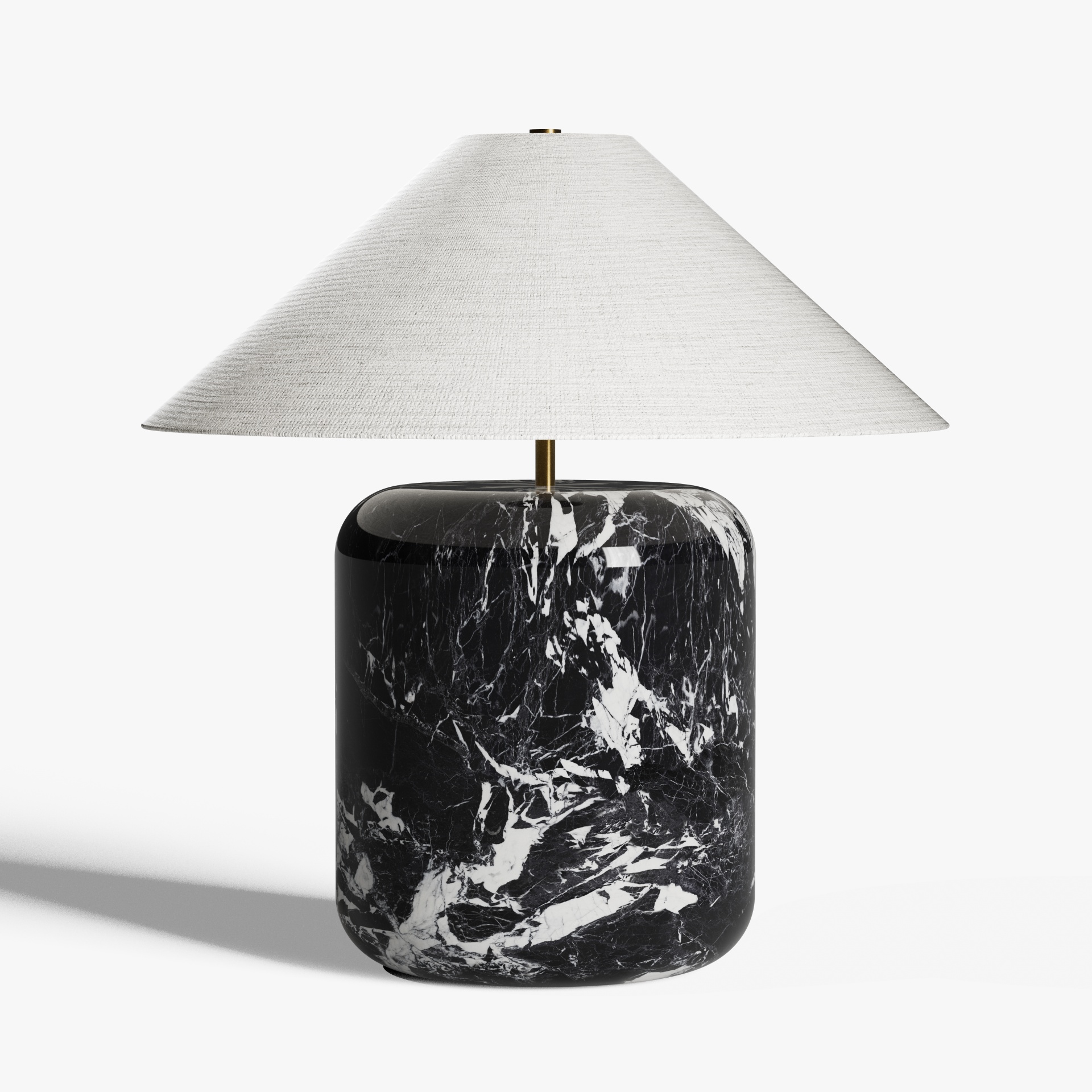 White Marble Table Lamp