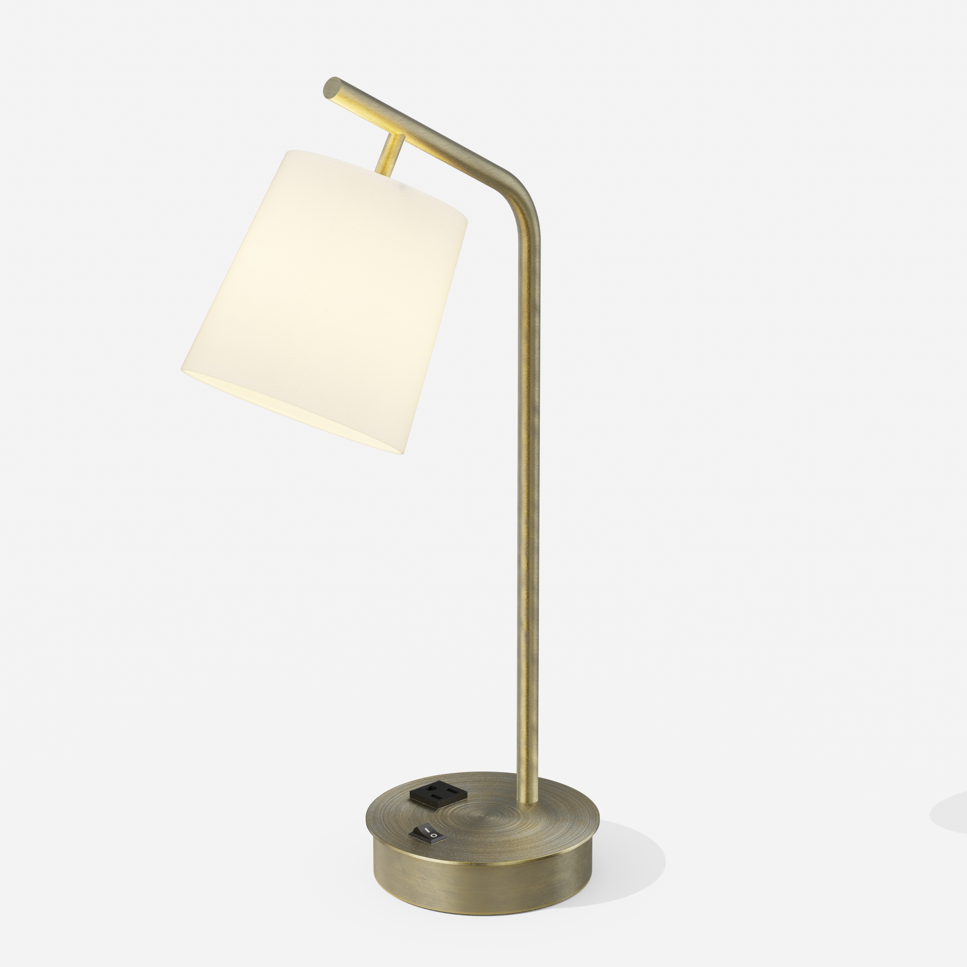Foggy Brushed Retro Table Lamp