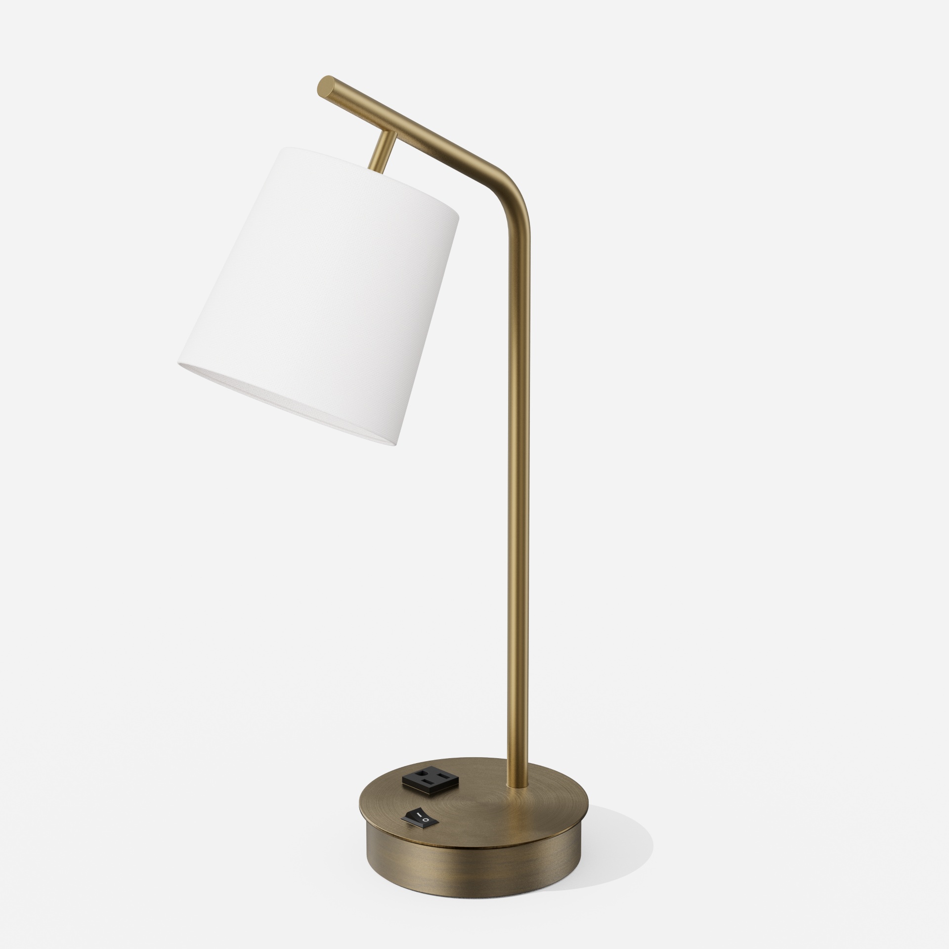 Foggy Brushed Retro Table Lamp
