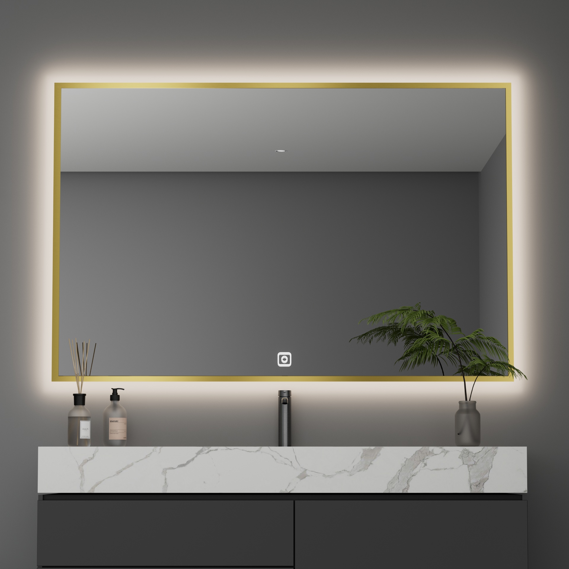 Bathroom Mirror With Led Lighting