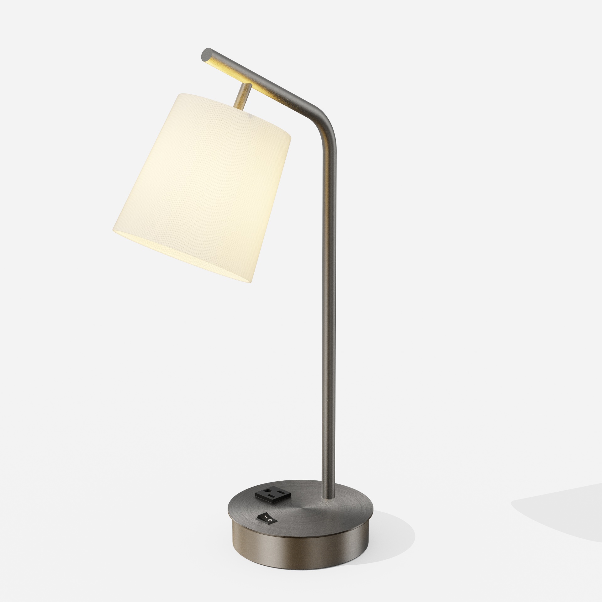 Foggy Brushed Retro Table Lamp