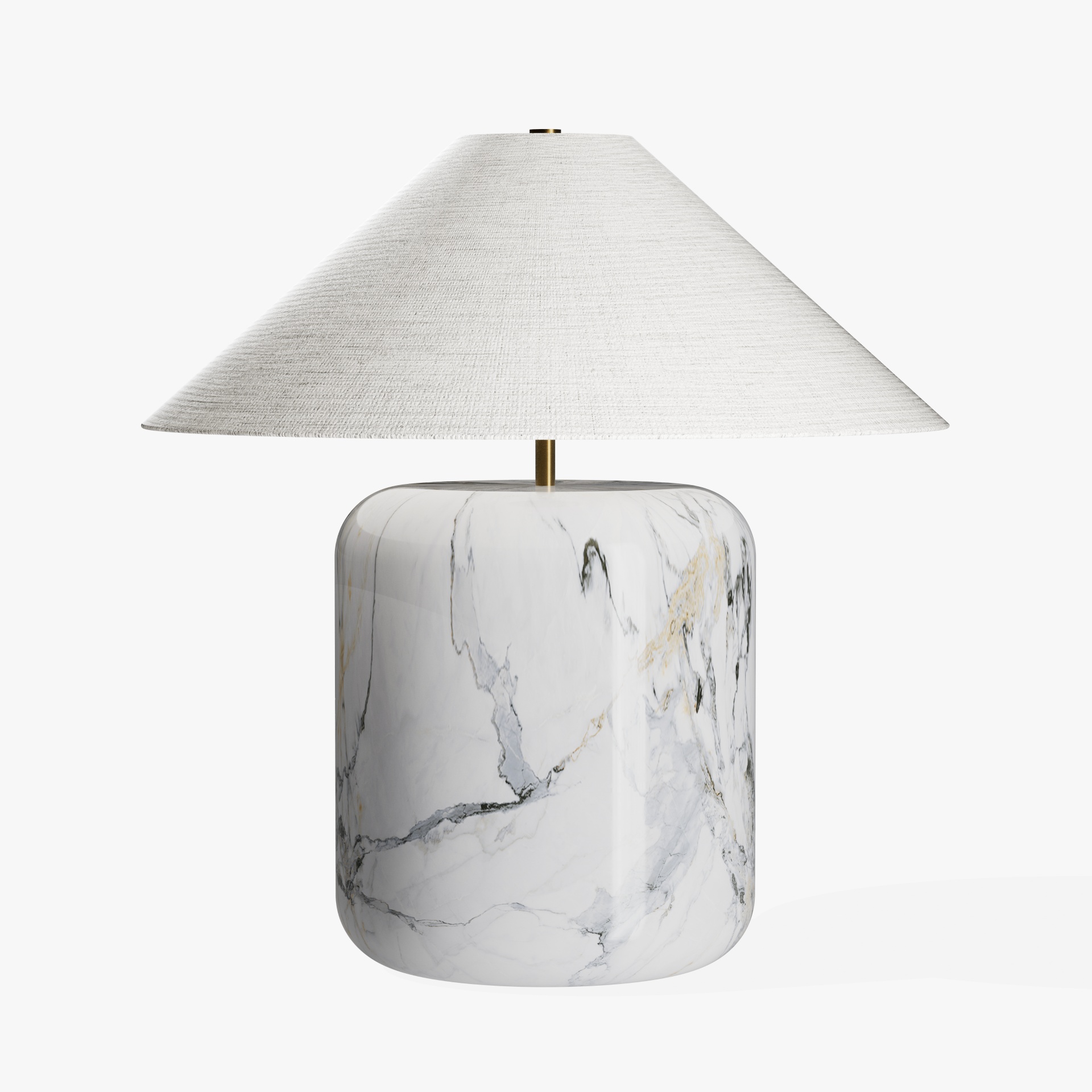 White Marble Table Lamp