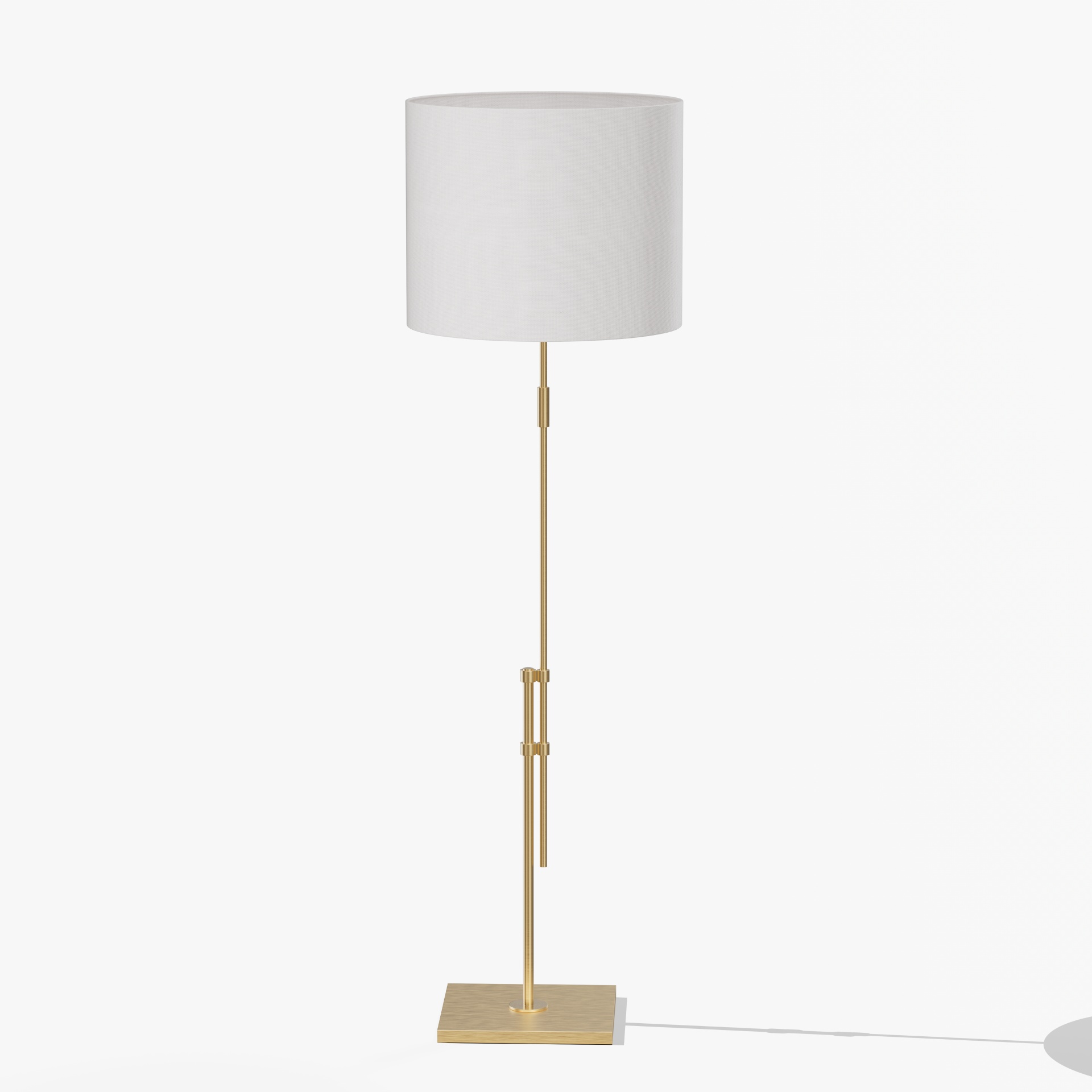 Brushed Nickel Hotel Floor Lamp