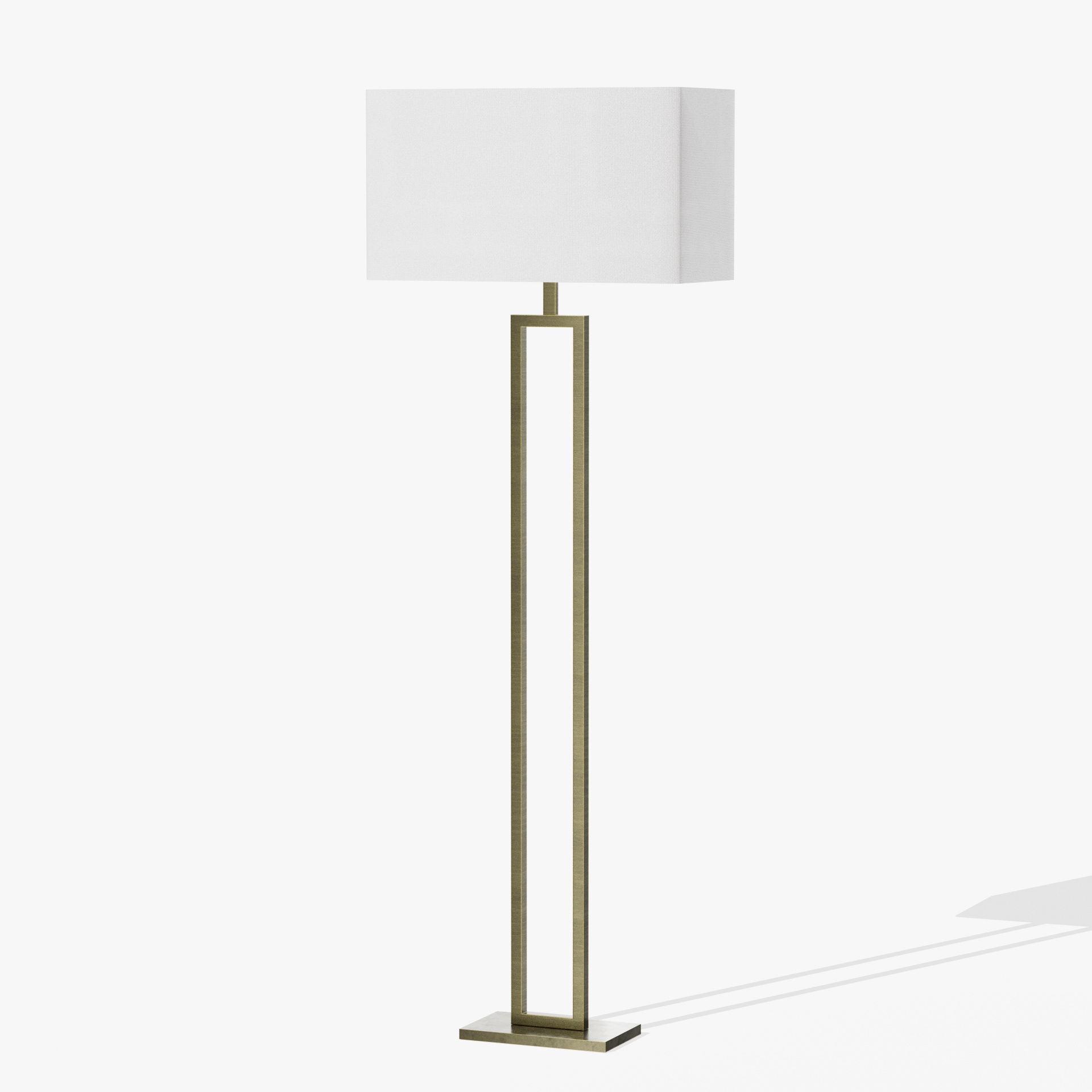 Modern Brass Hotel Floor Lamp