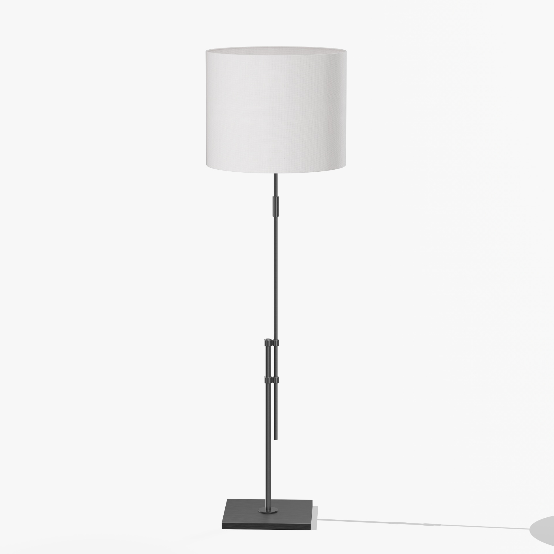 Brushed Nickel Hotel Floor Lamp