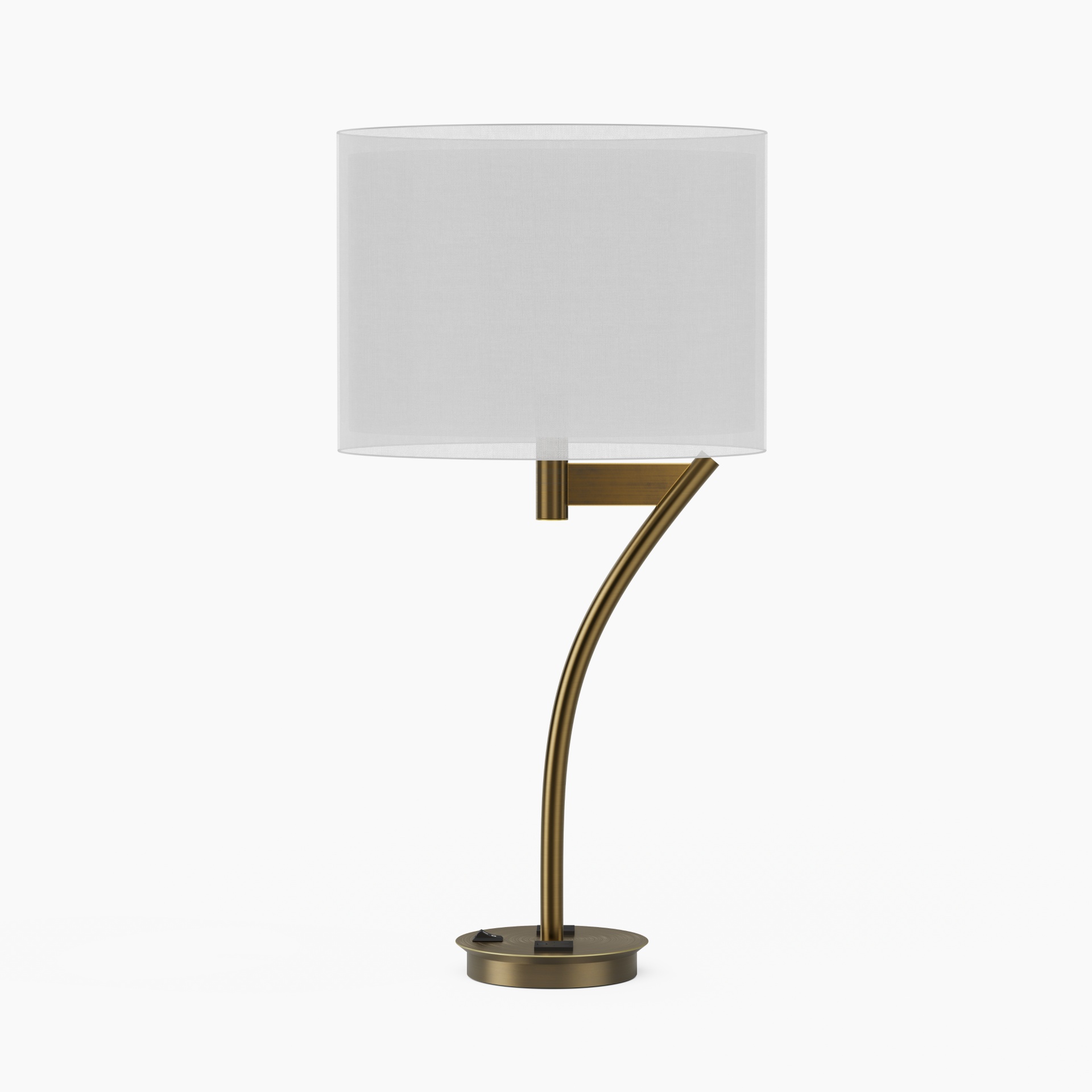 Hospitality Table Lamps with 2 Power Outlets