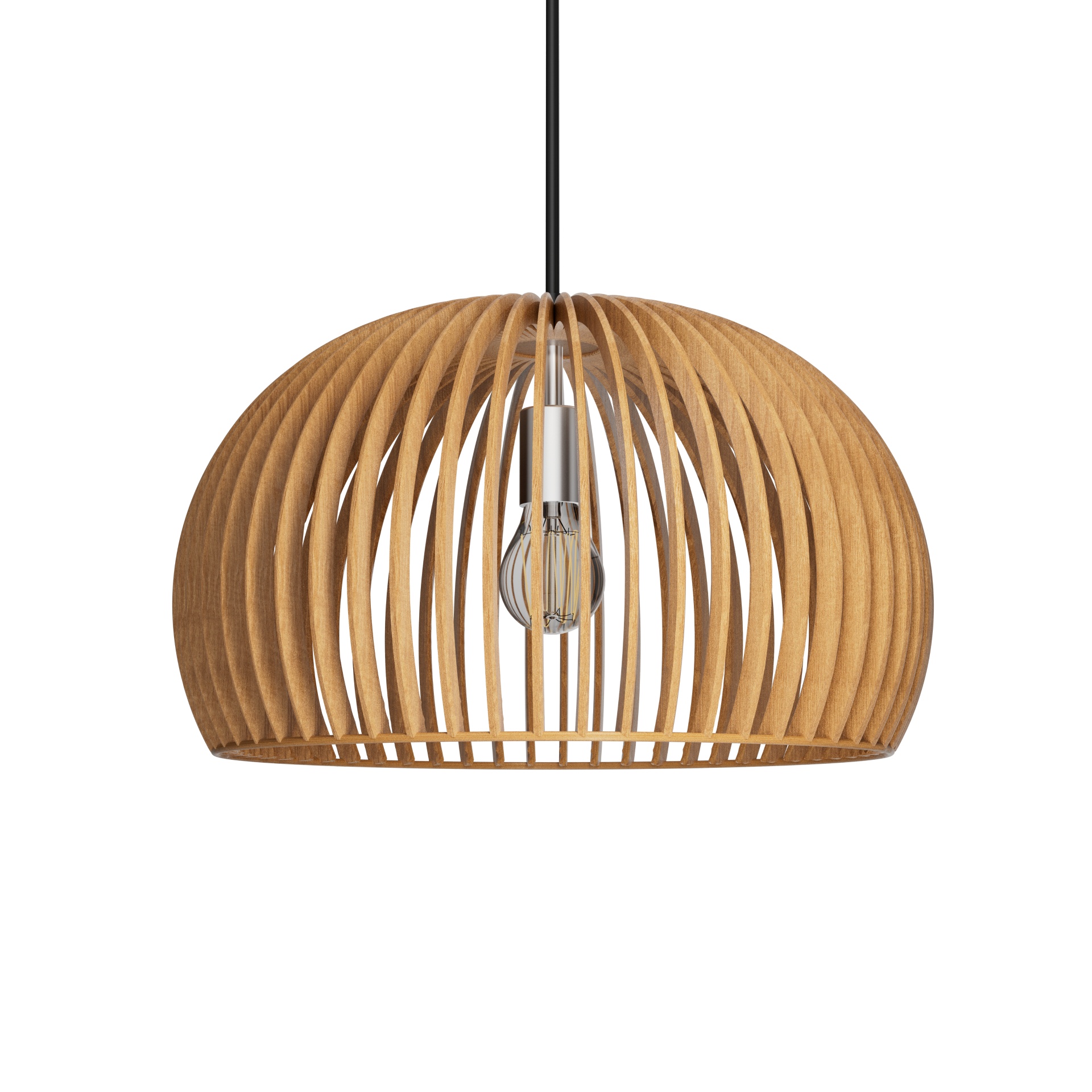 Bamboo Wood Pendant Light for Hospitality Projects