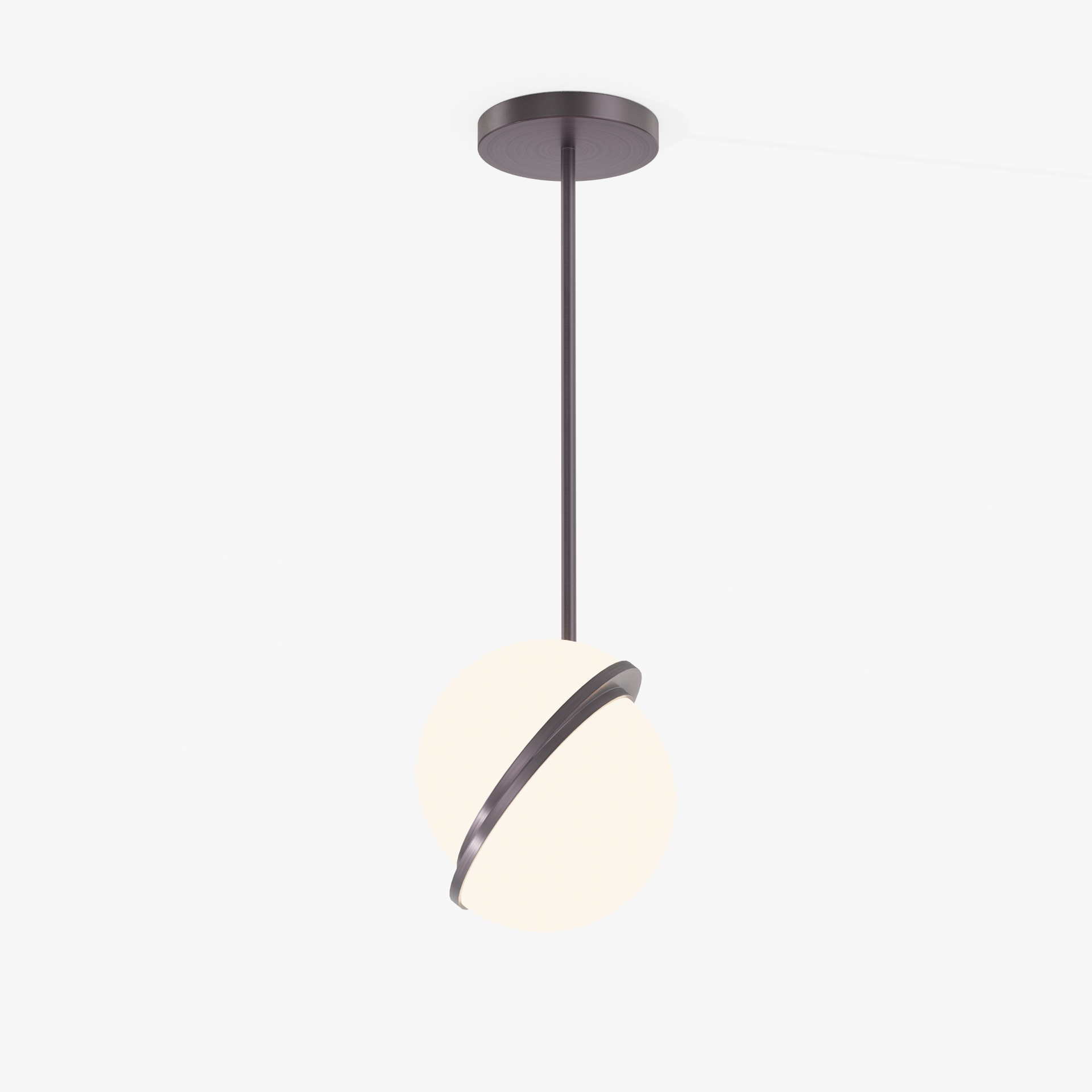 Hospitality Brass Globe Pendant Light