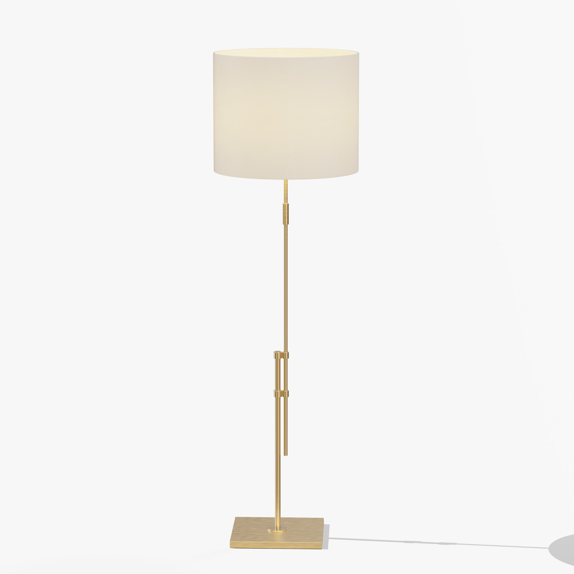 Brushed Nickel Hotel Floor Lamp